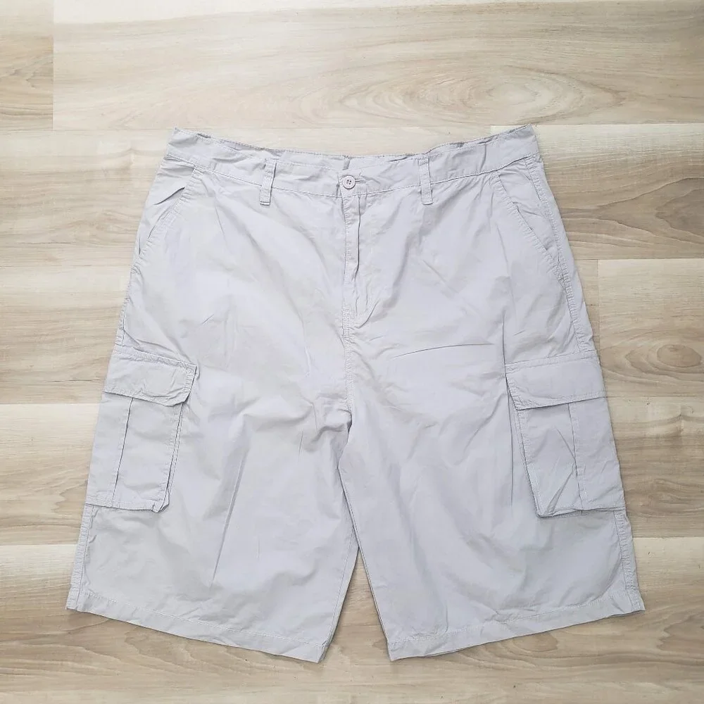Airwalk Men's Cargo Shorts Khaki Tan Brown Size 38